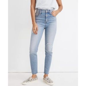 NWT Madewell The Petite Perfect Vintage Jean in Coffey Wash
